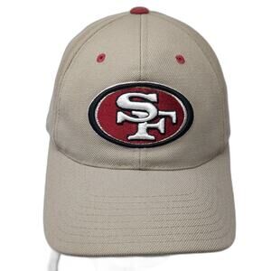 American Needle San Francisco 49ers Fitted Baseball Cap Hat Beige One Size NFL